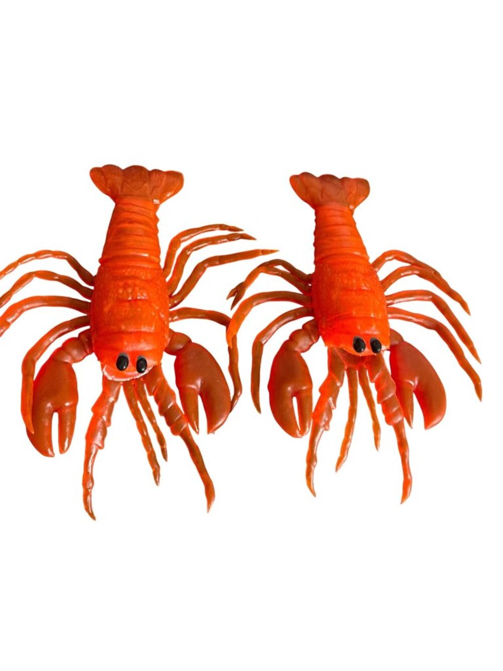 Two 10” Rubber Lobster Crawfish Squirt Toys One Octopus